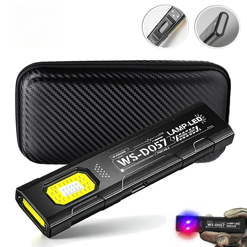 Keychain Flashlight - LED キーホルダー懐中電灯 USB C 充電式ポータブルトーチ COB