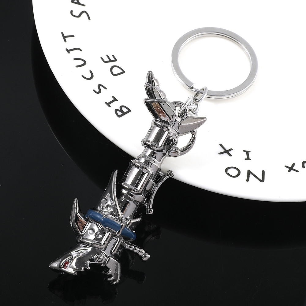 Carabiner Keychain - アニメゲーム アーケイン ジンクス キャノンキーホルダー ファッションクールな車のキーペンダント 男性向けクリエイティブアクセサリー