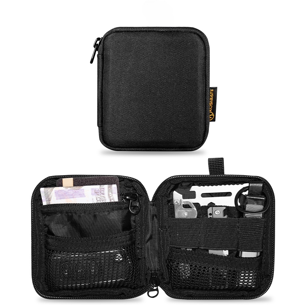 Edc Everyday Carry Gear - ミニEDCマルチツールポケットオーガナイザーポーチ - 小型日常持ち運び用ポーチ（ギア、工具、お金、カード、現金、コイン、カード用）