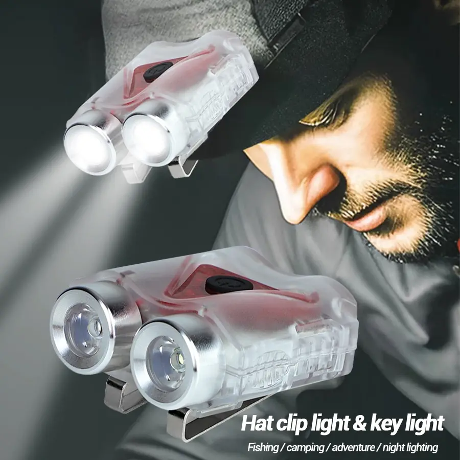 充電式ハンズフリーLEDヘッドランプ、防水キーチェーンマグネ - Keychain Flashlight のレビューと価格