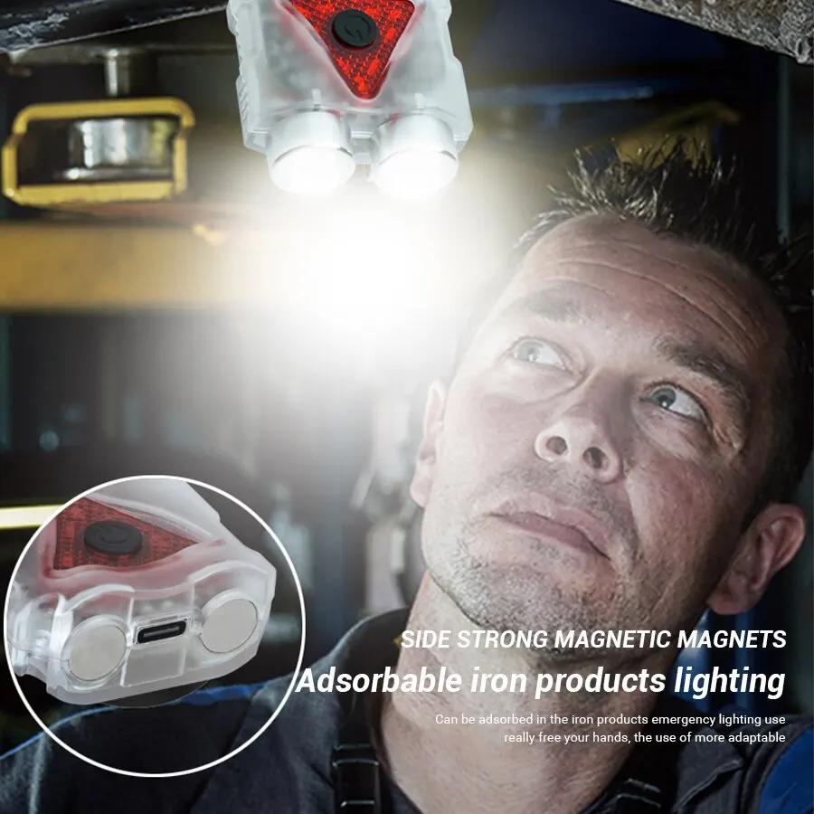 充電式ハンズフリーLEDヘッドランプ、防水キーチェーンマグネ - Keychain Flashlight のレビューと価格