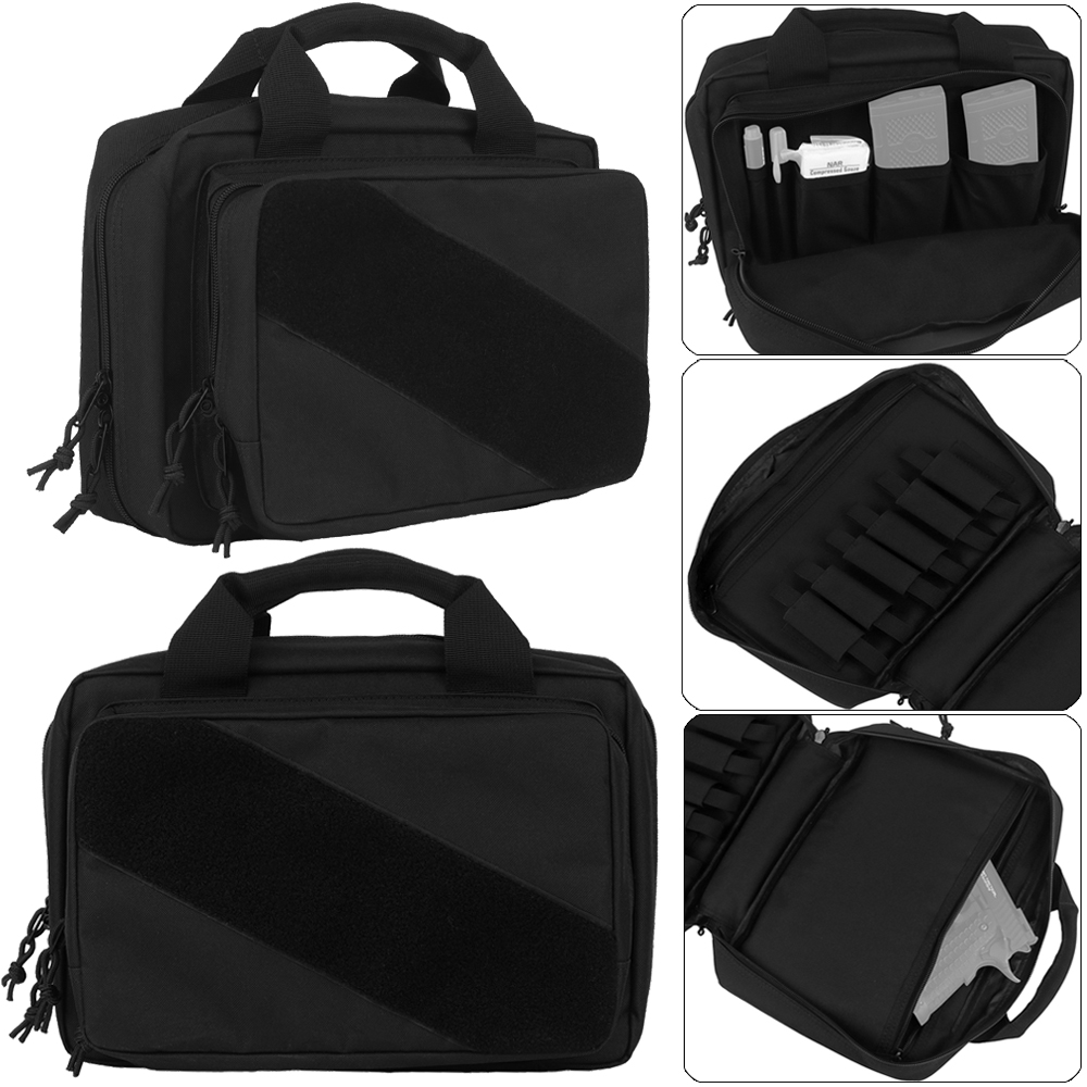 戦術的なハンドバッグポーチピストルバッグポータブルキャリーケ - Edc Carry Bag For Pistol のレビューと価格
