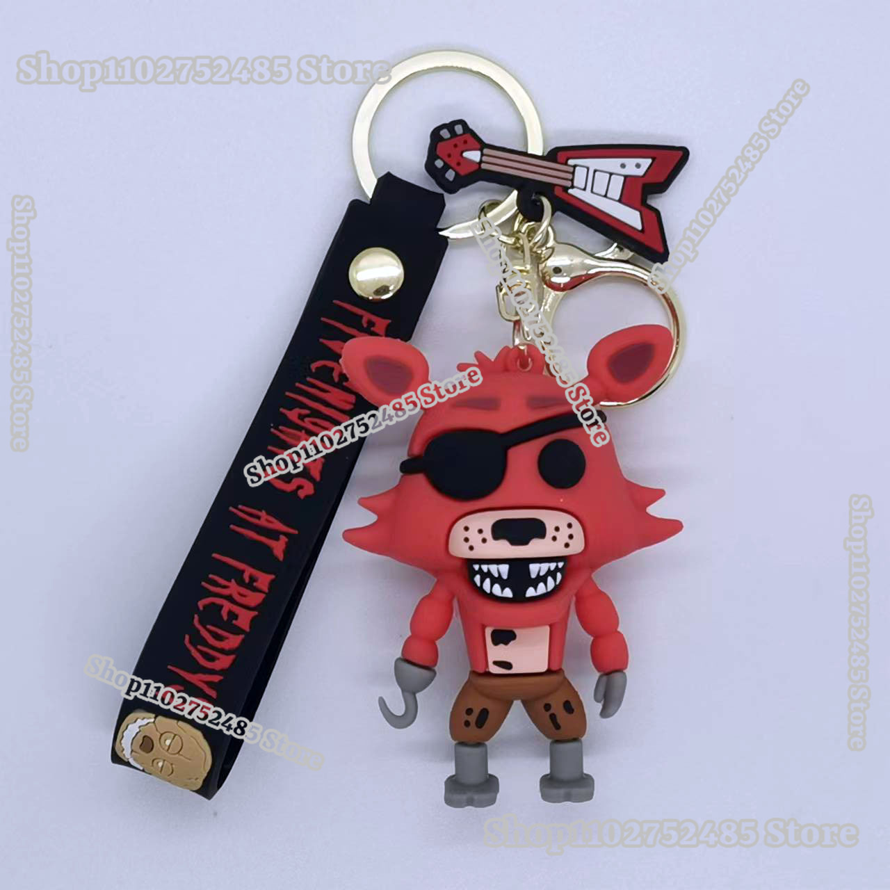 5 個漫画アニメ FNAF フィギュアキーホルダー恐ろしい人 - Carabiner Keychain のレビューと価格