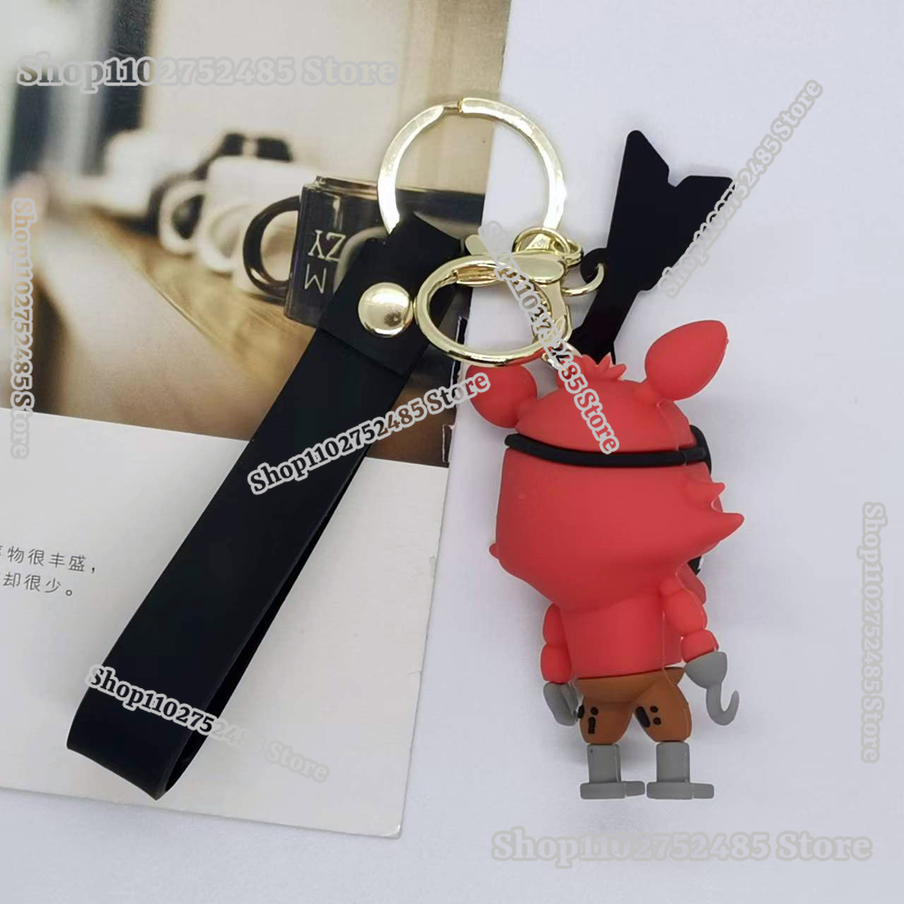 5 個漫画アニメ FNAF フィギュアキーホルダー恐ろしい人 - Carabiner Keychain のレビューと価格
