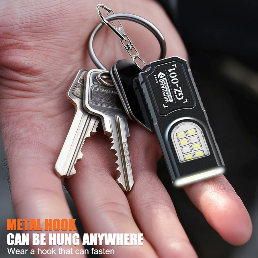 多機能キーホルダー懐中電灯 USB 充電式ミニ懐中電灯 CO - Keychain Flashlight のレビューと価格