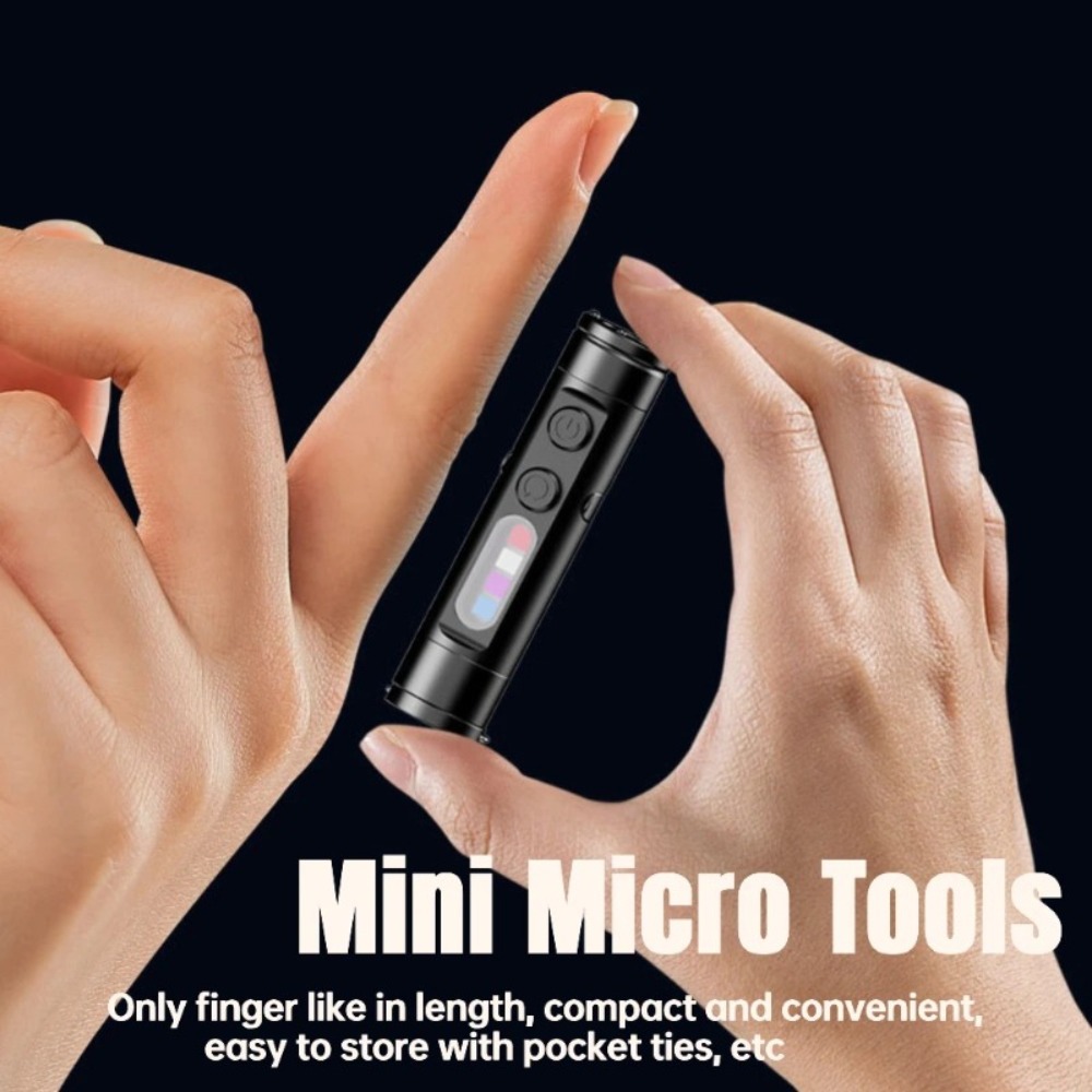 ミニ屋外懐中電灯タイプ C 充電式 LED 磁気トーチ ハッ - Keychain Flashlight のレビューと価格