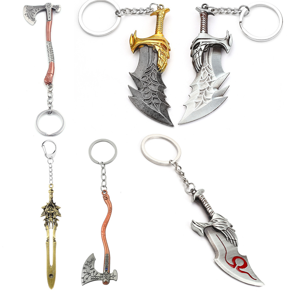 ゴッド・オブ・ウォー4 クレイトスの剣 キーホルダー ペンダ - Carabiner Keychain のレビューと価格