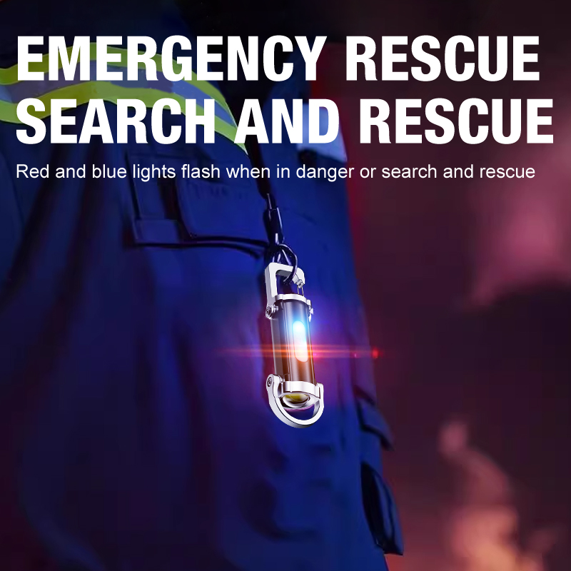 ミニキーホルダー懐中電灯多機能 USB 充電式トーチポータブ - Keychain Flashlight のレビューと価格