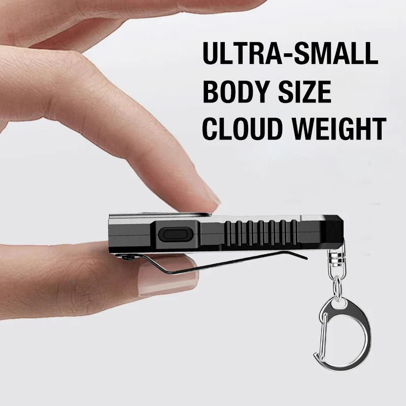 ポータブル腰掛けキーホルダー、ミニ懐中電灯、多機能緊急充電、 - Keychain Flashlight のレビューと価格