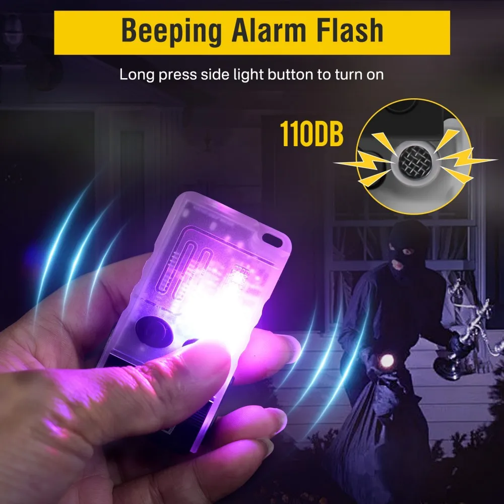 BORUiT V20 ブザー付きEDC LEDキーホルダー懐 - Keychain Flashlight のレビューと価格