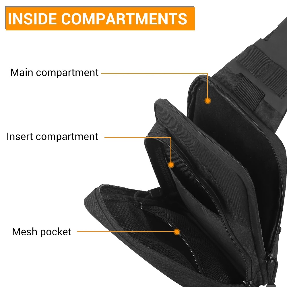 戦術ピストルガンバッグ、隠しキャリーガン収納ポーチ、ガンホル - Edc Carry Bag For Pistol のレビューと価格