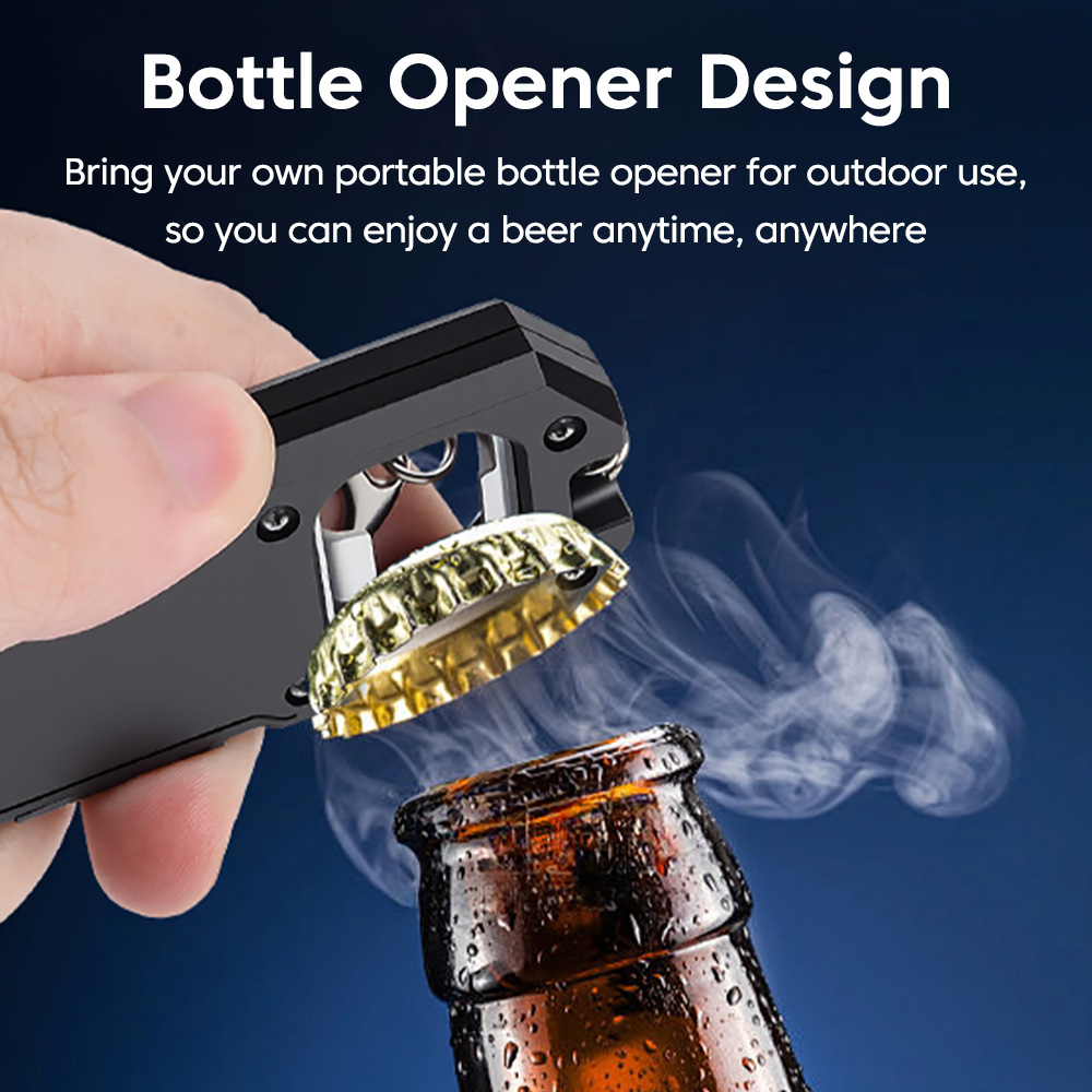 多機能キーホルダー懐中電灯ポータブルタイプ C 充電 LED - Keychain Flashlight のレビューと価格